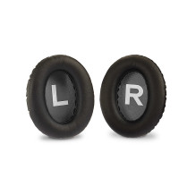 Headphone Accessory - LINDY Replacement Leather Headphone Cushions LH500XW, Black