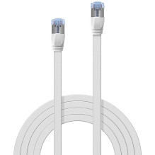 Network Cable - LINDY Cat.6A U / FTP Flat Network Cable, RJ45, M / M, 500MHz, 32AWG, 5 m, White Network Cable - LINDY Cat.6A U / FTP Flat Network Cable, RJ45, M / M, 500MHz, 32AWG, 5 m, White