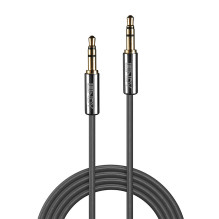 Audio Cable - Cromo Line 1m 3.5mm M / M, Brass Connectors, Gold Plated