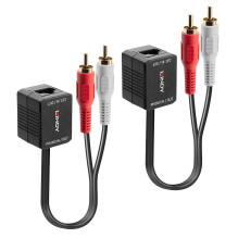 Audio Extension Cable - LINDY Cat.6 Phono Analogue Audio Extension, 500 m, Black Audio Extension Cable - LINDY Cat.6 Phono Analogue Audio Extension, 500 m, Black