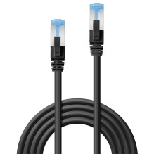 Network Cable - LINDY Cat.6A S / FTP TPE Network Cable, RJ45, M / M, 500MHz, 1 m, Black