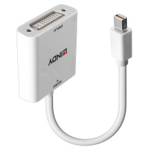 Adapteris - LINDY Mini Display Port į DVI Keitiklis, 1920x1200@60Hz, Baltas Adapteris - LINDY Mini Display Port į DVI Keitiklis, 1920x1200@60Hz, Baltas
