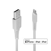 USB Cable - LINDY USB Type A to Lightning Cable, M / M, 480Mbps, 0.5 m, White