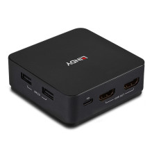 KVM Switch - LINDY 2 Port Type C, Dual HDMI 4K60 KVM Switch with USB 3.2 Gen 2, 100W PD KVM Switch - LINDY 2 Port Type C, Dual HDMI 4K60 KVM Switch with USB 3.2 Gen 2, 100W PD