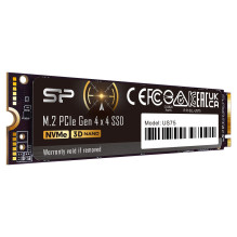 M.2 SSD - Silicon Power US75 1 TB PCIe 4.0 7000 MB / s Skaitymas 6000 MB / s Rašymas