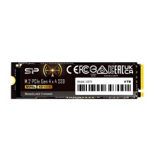 M.2 SSD - Silicon Power US75 1 TB PCIe 4.0 7000 MB / s Skaitymas 6000 MB / s Rašymas