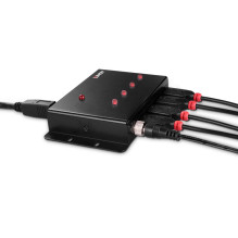 USB Hub - LINDY 4 Port USB 3.0 Metal Hub 5Gbps with Mounting Brackets