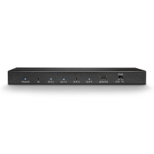 HDMI Splitter - LINDY 4 Port HDMI 18G Splitter, Black