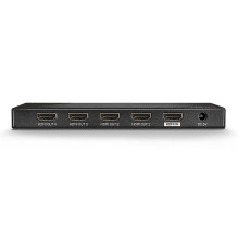 HDMI Skirstytuvas - LINDY 4 Prievadų HDMI 18G Skirstytuvas, Juodas