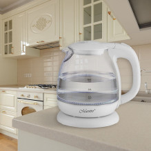 Electric Kettle - Maestro MR-055 1L 1100W Overheat Protection White
