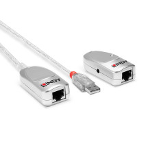 USB Extension Cable - LINDY USB 1.1 Cat.6 Extension Cable, 50 m, Transparent USB Extension Cable - LINDY USB 1.1 Cat.6 Extension Cable, 50 m, Transparent