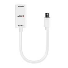 Adapteris - LINDY Mini DisplayPort 1.2 į HDMI 4K Pasyvus Adapteris Konverteris, 30Hz, 10.8Gbps, Baltas Adapteris - LINDY Mini DisplayPort 1.2 į HDMI 4K Pasyvus Adapteris Konverteris, 30Hz, 10.8Gbps, Baltas