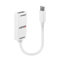 Adapter - LINDY Mini DisplayPort 1.2 to HDMI 4K Passive Adapter Converter, 30Hz, 10.8Gbps, White Adapter - LINDY Mini DisplayPort 1.2 to HDMI 4K Passive Adapter Converter, 30Hz, 10.8Gbps, White