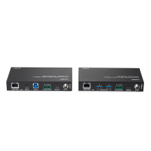 HDBaseT Ilgintuvas - LINDY Cat.6A 2 Host USB 3.2 Gen 1 HDBaseT Ilgintuvas 100 m, Juodas HDBaseT Ilgintuvas - LINDY Cat.6A 2 Host USB 3.2 Gen 1 HDBaseT Ilgintuvas 100 m, Juodas