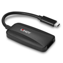 Adapteris - LINDY USB Type C į DisplayPort 8K60 Konverteris, Juodas Adapteris - LINDY USB Type C į DisplayPort 8K60 Konverteris, Juodas