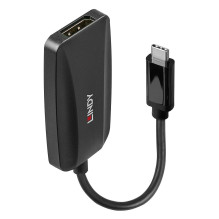 Adapter - LINDY USB Type C to DisplayPort 8K60 Converter, Black Adapter - LINDY USB Type C to DisplayPort 8K60 Converter, Black