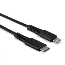 USB kabelis - LINDY USB Type C į Lightning Laidas, M / M, 480Mbps, 2 m, Juodas