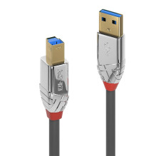 USB Cable - LINDY Cromo Line USB 3.2 Type A to B Cable, M / M, 5Gbps, 2 m, Grey USB Cable - LINDY Cromo Line USB 3.2 Type A to B Cable, M / M, 5Gbps, 2 m, Grey