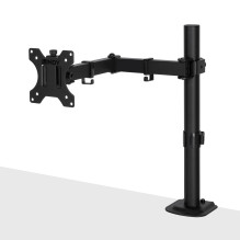Monitorių Laikiklis - LINDY Viengubas Reguliuojamas Ekranų Tvirtinimas, Monitoriaus Laikiklis 13-32", 8kg, Juodas