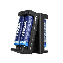 Akumuliatoriaus Įkroviklis - Li-ion 18650 USB-C 2 Lizdai LED Indikatoriai 42g Akumuliatoriaus Įkroviklis - Li-ion 18650 USB-C 2 Lizdai LED Indikatoriai 42g
