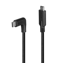 USB Cable - LINDY USB 3.2 Type C Cable, M / M, 90° Right Angle, 10Gbps, 60W PD, 1.5 m, Black USB Cable - LINDY USB 3.2 Type C Cable, M / M, 90° Right Angle, 10Gbps, 60W PD, 1.5 m, Black