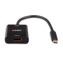 Adapter - LINDY USB Type C to DisplayPort 4k144 Converter, Black Adapter - LINDY USB Type C to DisplayPort 4k144 Converter, Black