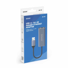Adapter - Savio AK-83 USB Type-A to RJ-45 5 Gbit/s Adapter - Savio AK-83 USB Type-A to RJ-45 5 Gbit/s