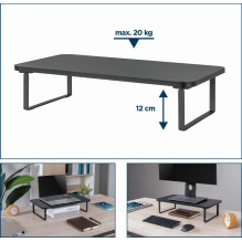 Monitor Mount - Gembird MS-TABLE-03 Freestanding Stand 20kg Black