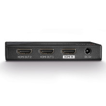 HDMI Splitter - LINDY 2 Port HDMI Splitter, 18G, 3840x2160@60Hz, HDMI® 2.0 EDID Emulation, Black HDMI Splitter - LINDY 2 Port HDMI Splitter, 18G, 3840x2160@60Hz, HDMI® 2.0 EDID Emulation, Black