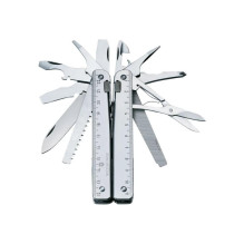 Įrankis - Victorinox SwissTool X Plus 39 Funkcijų Odinis Dėklas Sidabrinis Įrankis - Victorinox SwissTool X Plus 39 Funkcijų Odinis Dėklas Sidabrinis