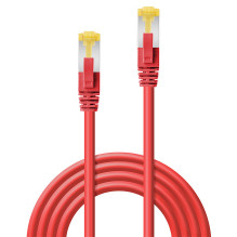 Tinklo Kabelis - LINDY RJ45 S / FTP LSZH Tinklo Kabelis, Cat.6A Kištukas, Cat.7 Neapdirbtas Kabelis, 7.5 m, Raudonas Tinklo Kabelis - LINDY RJ45 S / FTP LSZH Tinklo Kabelis, Cat.6A Kištukas, Cat.7 Neapdirbtas Kabelis, 7.5 m, Raudonas