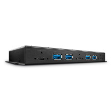 USB Hub - LINDY 7 Port USB 3.2 Gen 2 Metal Hub, 10Gbps with Power Delivery USB Hub - LINDY 7 Port USB 3.2 Gen 2 Metal Hub, 10Gbps with Power Delivery