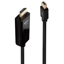 Adapter - LINDY Mini Display Port to HDMI 4K30Hz Adapter 1 m Adapter - LINDY Mini Display Port to HDMI 4K30Hz Adapter 1 m