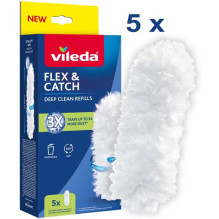 Valymo Priedas - VILEDA Flex&amp;Catch Šluotos Pakeitimai 5 vnt.