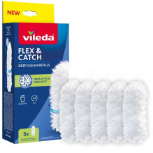 Valymo Priedas - VILEDA Flex&amp;Catch Šluotos Pakeitimai 5 vnt.