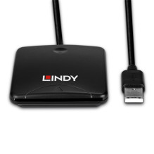 Išmanusis Kortelių Skaitytuvas - LINDY USB 2.0 Išmanusis Kortelių Skaitytuvas, Juodas Išmanusis Kortelių Skaitytuvas - LINDY USB 2.0 Išmanusis Kortelių Skaitytuvas, Juodas