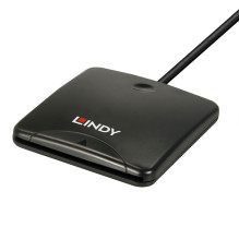 Išmanusis Kortelių Skaitytuvas - LINDY USB 2.0 Išmanusis Kortelių Skaitytuvas, Juodas Išmanusis Kortelių Skaitytuvas - LINDY USB 2.0 Išmanusis Kortelių Skaitytuvas, Juodas