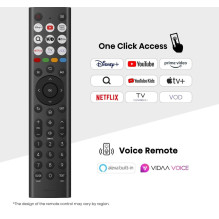 Televizorius - HISENSE 43A6Q 43" 4K Ultra HD Smart TV Wi-Fi Balso Valdymas Juodas