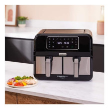Home and Kitchen Appliance - Kenwood Air Fryer HFM20 8L 1700W 35-200°C Black Silver