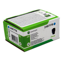 Tonerio Kasetė - Lexmark 24B7178 5400-8800 Puslapių Mėlyna Tonerio Kasetė - Lexmark 24B7178 5400-8800 Puslapių Mėlyna