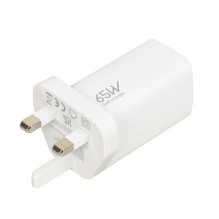 Charger - iBOX C-65 65W 2x USB-C 1x USB-A UK Plug White Charger - iBOX C-65 65W 2x USB-C 1x USB-A UK Plug White