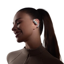 Wireless Headphones - SHOKZ OpenFit 2+ Bluetooth 5.4, 11h Battery Life, Gray