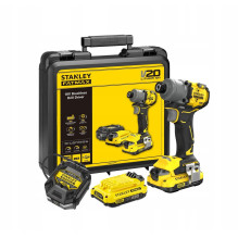 Power Tool - STANLEY 2×2.0Ah SFMCF830D2K Impact Wrench 203 N m with LED Light Power Tool - STANLEY 2×2.0Ah SFMCF830D2K Impact Wrench 203 N m with LED Light
