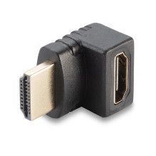 Adapter - LINDY HDMI F / M Adapter, 90° Right Angle, 4K, 60Hz, 18Gb / s, Black Adapter - LINDY HDMI F / M Adapter, 90° Right Angle, 4K, 60Hz, 18Gb / s, Black