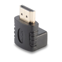Adapter - LINDY HDMI F / M Adapter, 90° Right Angle, 4K, 60Hz, 18Gb / s, Black Adapter - LINDY HDMI F / M Adapter, 90° Right Angle, 4K, 60Hz, 18Gb / s, Black