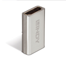 Adapter - LINDY HDMI 2.1 F / F Adapter, 48Gbps, 8K, UHD, 60Hz, Silver