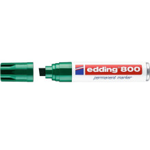 Office Supplies - Edding 800 Permanent Marker Wide Angle Tip Waterproof Green