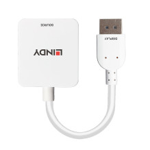 Adapter - LINDY HDMI 18G to DisplayPort 1.2 Converter, 3840x2160@60Hz, White Adapter - LINDY HDMI 18G to DisplayPort 1.2 Converter, 3840x2160@60Hz, White