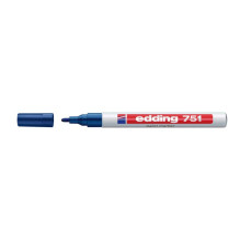Biuro Prekės - Edding 751 Dažų Žymeklis 1-2mm Antgalis Atsparus Vandeniui Mėlynas