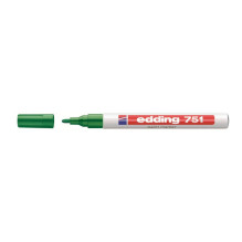 Biuro Reikmenys - Edding 751 Dažų Žymeklis 1-2mm Galvutė Vandeniui Atspari Žalia